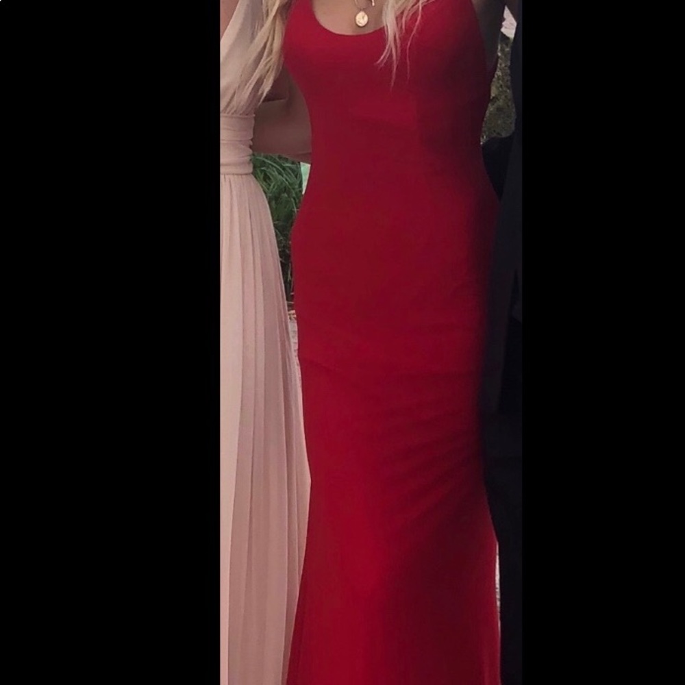 Red prom dress